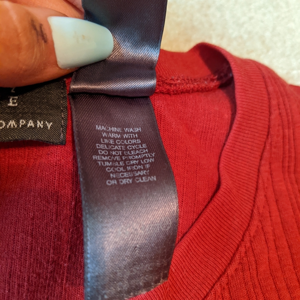 Crazy horse a Claiborne company Men's red top - Picture 8 of 14